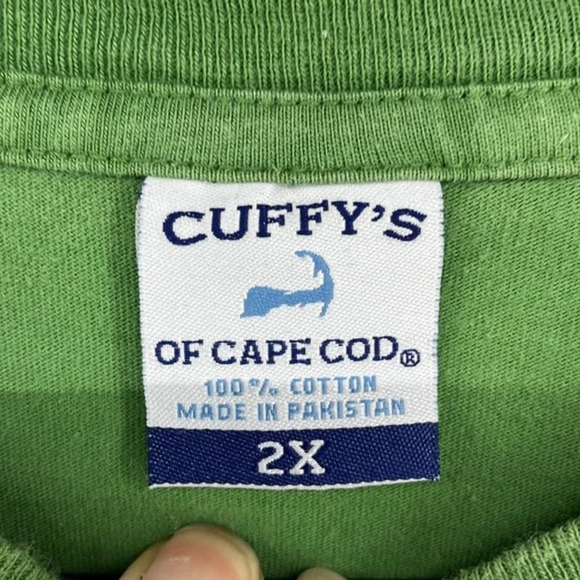 Cuffy's of Cape Cod Green Endless‎ Summer Cape Cod T-Shirt 2X - Picture 3 of 3